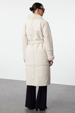 Ekru Oversize Kusakl? Kaban TWOAW24KB00188 - Trendyolmilla фото 5