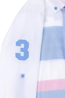 U. S. Polo Assn Синяя рубашка с длинным рукавом для мальчика - U.s. polo assn фото 8