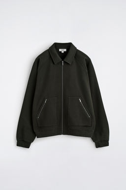 CAZADORA BOMBER DE ALGOD?N