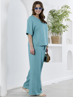 Брюки Камео-2 из вискозы со льном - Виотекс фото 26