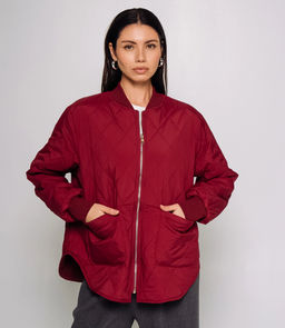 Куртка #КТ733, бордовый