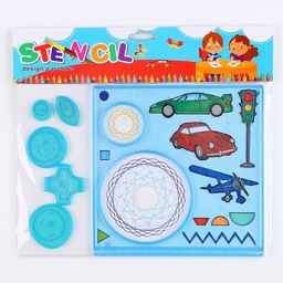 Трафарет-спирограф Транспортс раскраской - Simaland фото 5