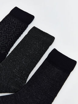 Desenli Erkek Soket ?orap 3l?