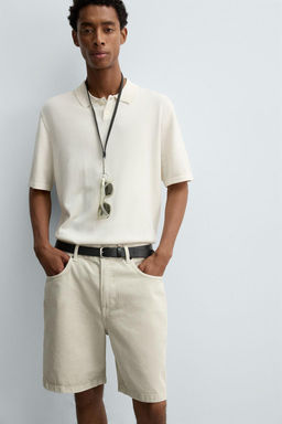 REGULAR FIT DENIM BERMUDA SHORTS - Zara фото 5