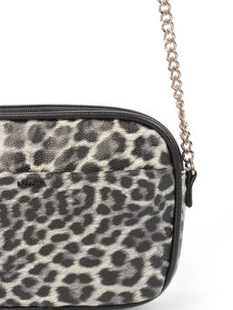 LACCOMA сумка Джулия-леопард черно-белый эко кожа хлопок