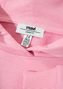 Mavi Logo Bask?l? Pembe Sweatshirt  фото 3