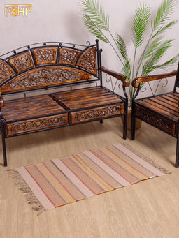 Коврик самотканный х/б 60*90см №703/24 - Ганг фото 2