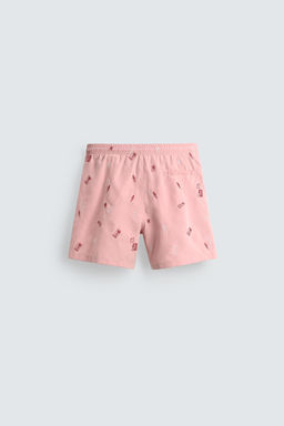 SWIMMING TRUNKS WITH COMBINED EMBROIDERY - Zara фото 8