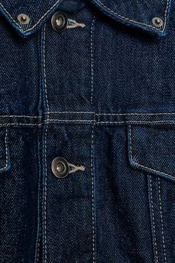 FAUX LEATHER DENIM JACKET - Zara фото 6