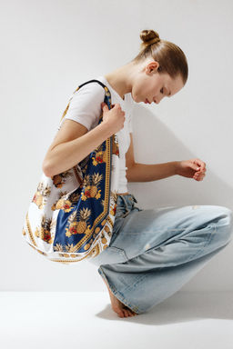 MULTI-COLOURED PRINT SHOPPER - Zara фото 8