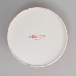 Коробка новогодняя для макарун тубус с окном «С Новым годом», 12×12×5 см