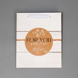 Пакет для цветов треугольный Для тебя 16 20 14,3 см - Дарите счастье фото 5