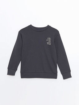 Bisiklet Yaka Erkek ?ocuk Sweatshirt