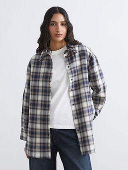 Ekose Kad?n Oduncu G?mlek Tunik