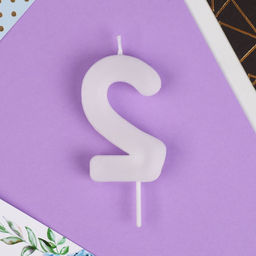 Свеча в торт цифра 2, звёздочким - Страна карнавалия фото 4