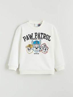 Paw Patrol Bask?l? Erkek ?ocuk Kal?n Sweatshirt
