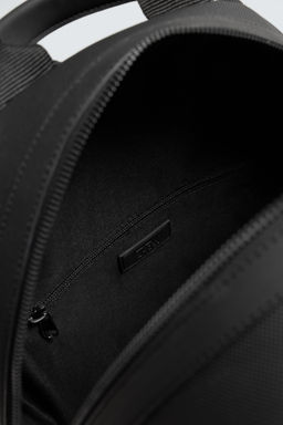 RUBBERISED TEXTURE BACKPACK - Zara фото 12