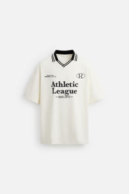 RETRO RUGBY TEXTURED POLO SHIRT - Zara фото 7