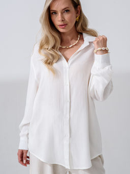 Рубашка  "Лён" лен с хлопком