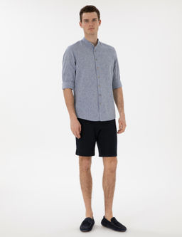 Lacivert Regular Fit Uzun Kollu G_mlek - Pierre cardin фото 4