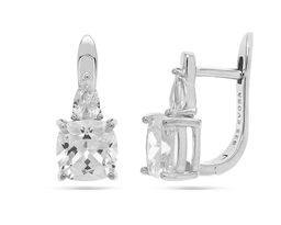 Серьги, куб.циркон., МЦВА364