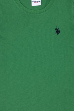 U. S. Polo Assn / Зеленая базовая футболка для мальчика - U.s. polo assn фото 3