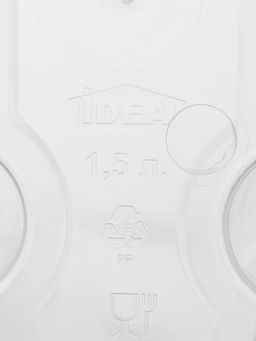 Ёмкость для хранения сыпучих продуктов IDEA, 1.5 л, пластик, МИКС