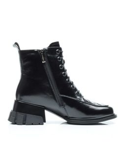 01-CYY11-1 BLACK Ботинки демисезонные женские (натуральная кожа, байка) - Фабричный китай фото 12