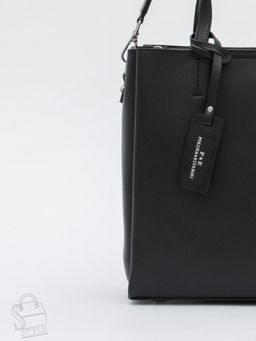 Сумка женская кожаная 6062L black Polina&Eiterou