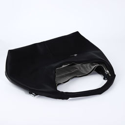 Сумка-мешок на молнии, наружный карман, цвет чёрный - Simaland фото 7