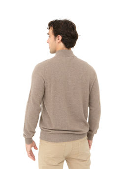 Джемпер из кашемира мужской KM010005-E капучино