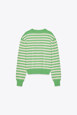 STRIPED KNIT CARDIGAN - Zara фото 15