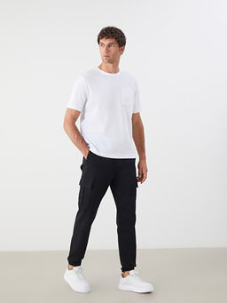 Slim Fit Erkek Kargo Pantolon