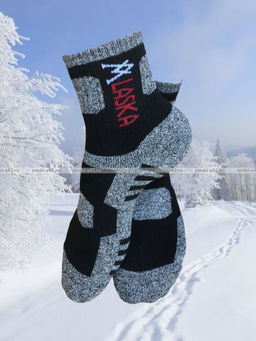 Цена за 12 пар. "АЛЯСКА" Термоноски спортивные ВНУТРИ МАХРА женские, подростковые арт. 1258