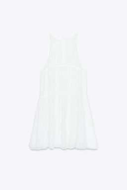 LACE HALTER DRESS - Zara фото 8