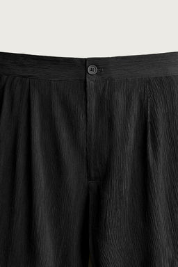 BERMUDA RELAXED FIT RELIEVE / Negro - Zara фото 8