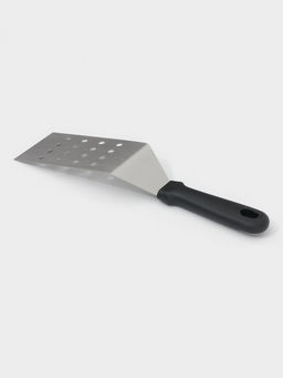 Лопатка перфорированная Доляна, 30.5?7.2 см, нержавеющая сталь, чёрная  фото 2