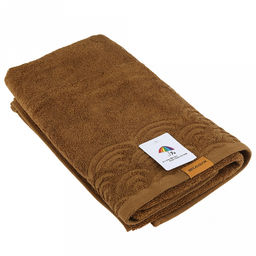 Полотенце махровое "Волна" 50х90см, хлопок 100%, горчичный (Китай)