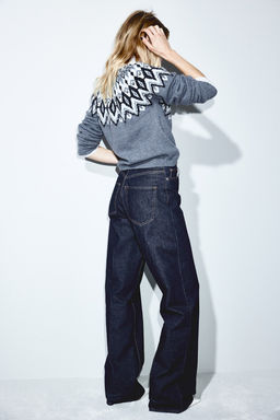 Cardigan en punto jacquard - H&m фото 4