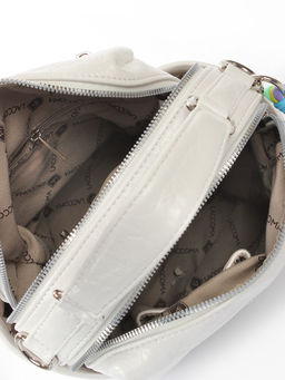 LACCOMA рюкзак Лилу-белый эко кожа хлопок фото 4