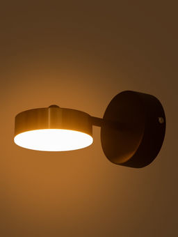 Бра LED 20608/1W, 12Вт, 3000-6000K, черный/латунь