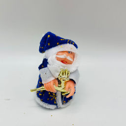 Елочная игрушка - Дед Мороз c музыкальным инстр. 9 см 12 шт в уп (арт. 6210-14)