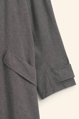 LIMITED EDITION CONTRAST OVERSIZE TRENCH COAT - Zara фото 13