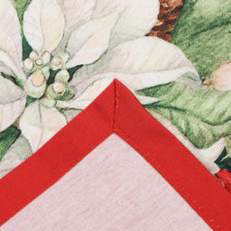 Набор новогодних салфеток Этель Рождественский венок, 40х40 см - 4 шт, хлопок, саржа  фото 3