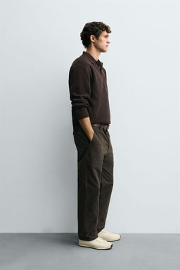 CHENILLE KNIT POLO SHIRT - Zara фото 4