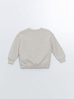 Bisiklet Yaka K?z ?ocuk Kal?n Sweatshirt