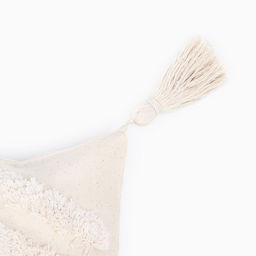 Наволочка декоративная Этель Бохо, 30х50 см, цвет молочный, 100% хлопок  фото 2