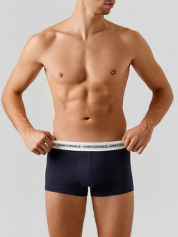 Цена за 2 штуки! Трусы боксеры мужские синие - Mark formelle фото 2