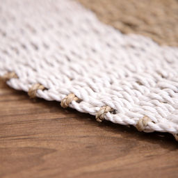 Ковёр на пол овальный натуральный плетёный «Эко», из водорослей, 90×150 см