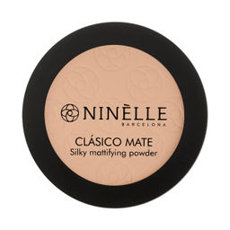 Ninelle Пудра легкая матовая Clasico Mate, 204 темный розово-бежевый